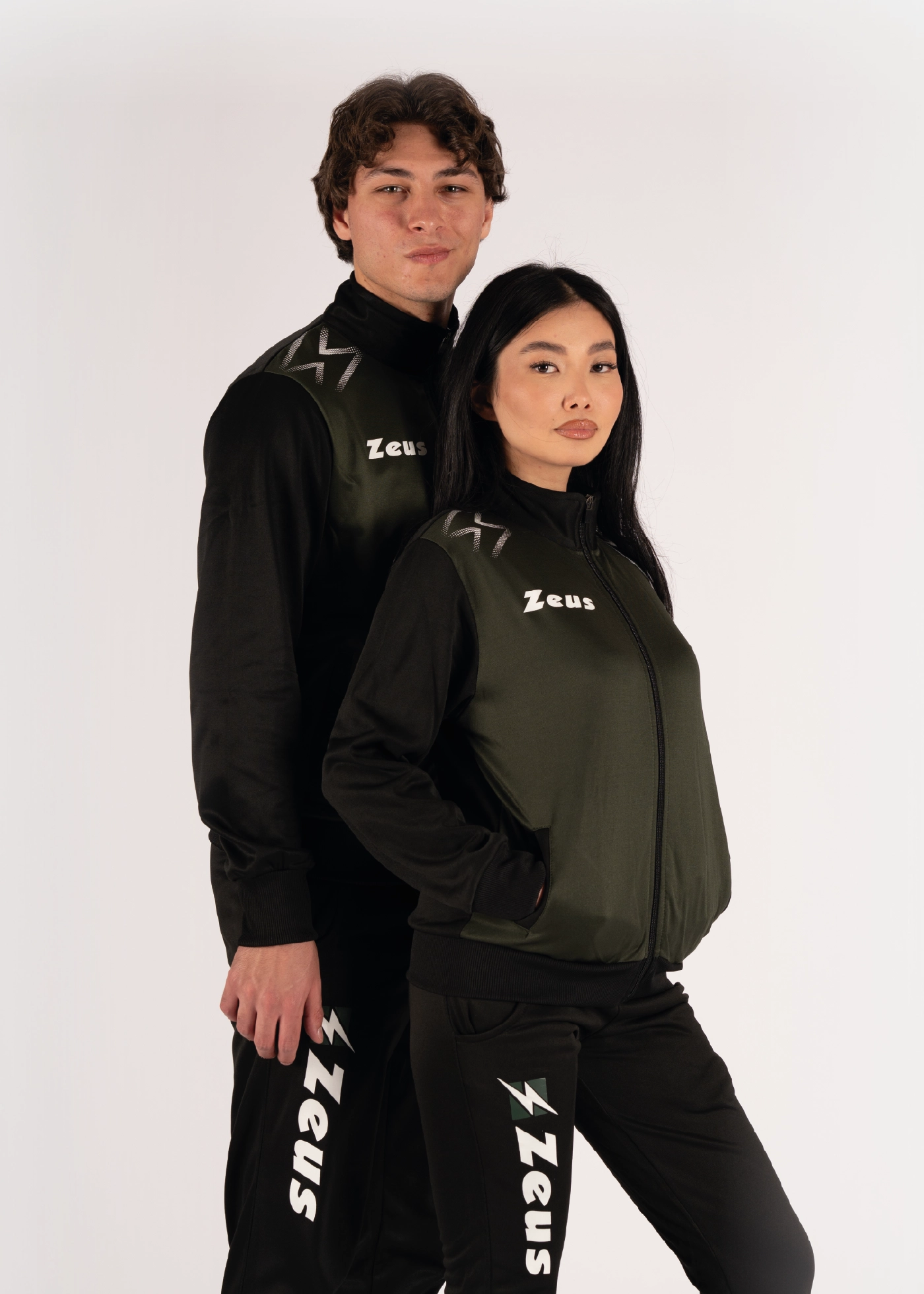 NEGRO/VERDE MILITAR
